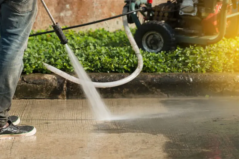 Pressure Washing with a Garden Hose